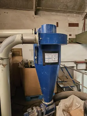 USED HOSOKAWA TWO-STAGE PLASTIC SHREDDING AND GRANULATION SYSTEM