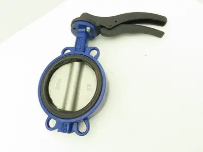 Bray EN GJS 400-15 6" Wafer Butterfly Valve Stainless Disc w/Handle DN150