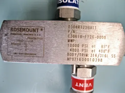 USED Rosemount 3051 S2 TG 1A2A11A1AB4M5Q4