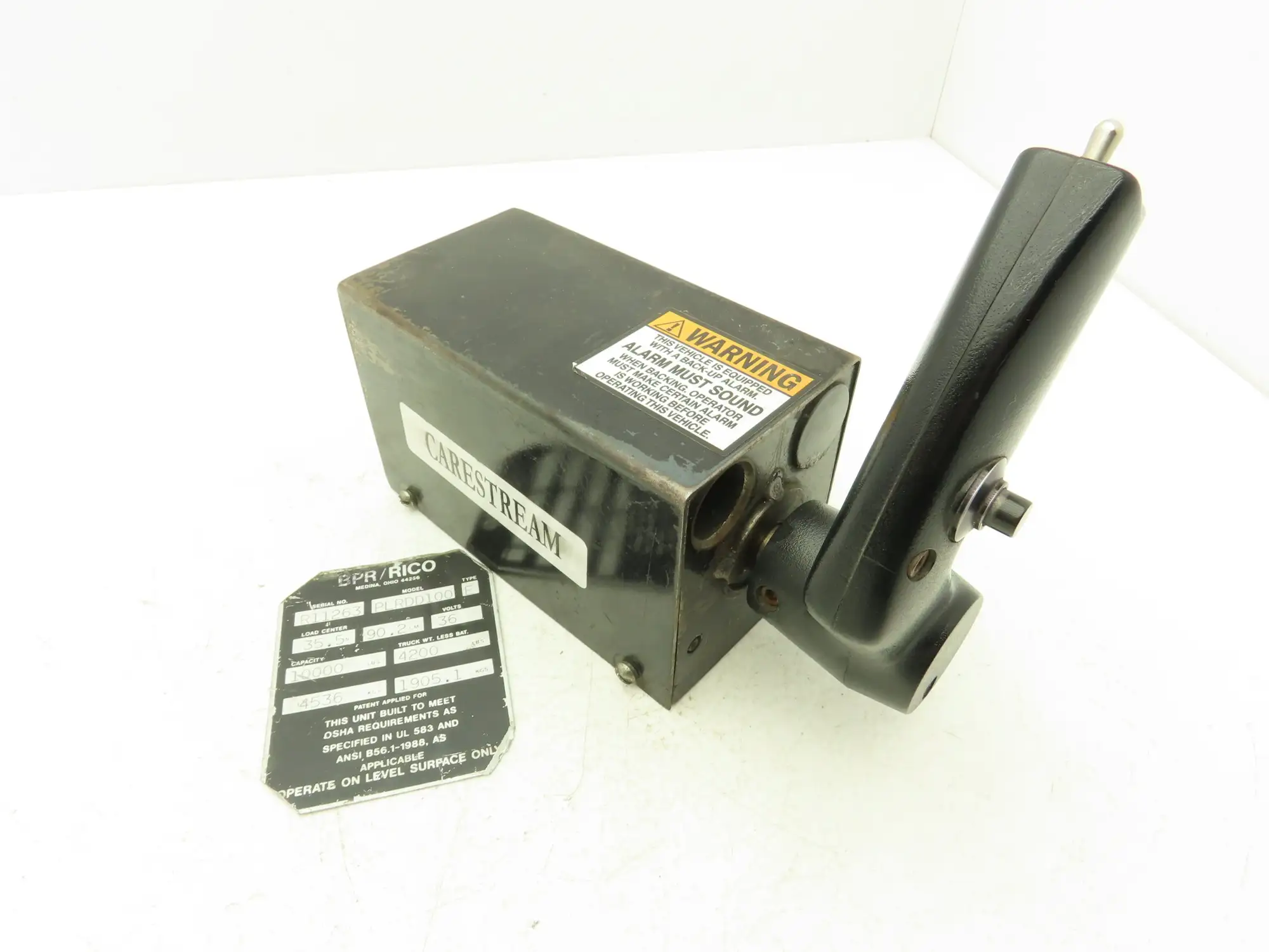 BPR Rico PLR-DD-100 Joystick Hand Controller Off Platform Truck