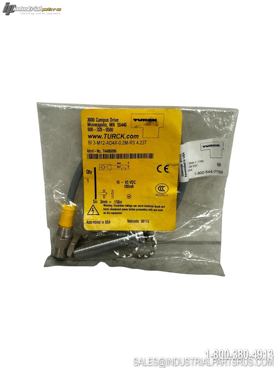 New | in-Stock TURCK BI 3-M12-AD4X 0.2M-RS 4.23T Proximity Sensors Kentucky US | Industrial Parts R Us Inc. #774720