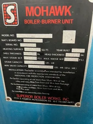 SUPERIOR 4-X-156 Chillers, Boilers, and HVAC | ESS Industrial Equipment Sales (5)