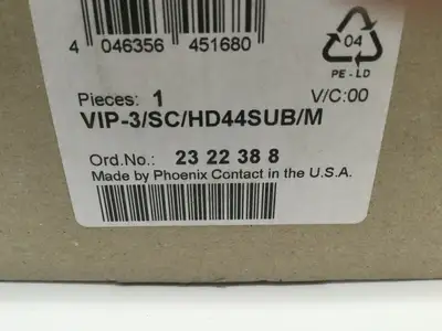 New | in-Stock PHOENIX CONTACT VIP-3/SC/HD44SUB/M Industrial Controls | Maverick Industrial Sales #1107489