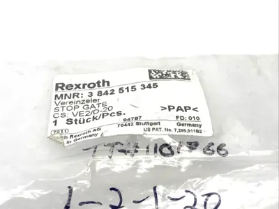 New | in-Stock Bosch Rexroth 3 842 515 345 Pneumatic Cylinders Michigan US | Maverick Industrial Sales #1475394