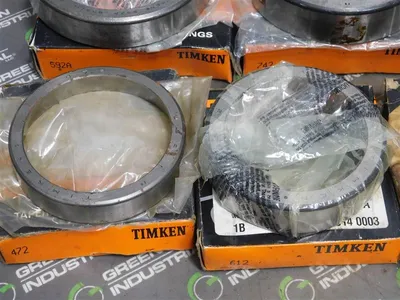 Lot of 23 Timken Bearing(11) Cups, (11) Cones and (1) Pillow Block Bearings Surplus