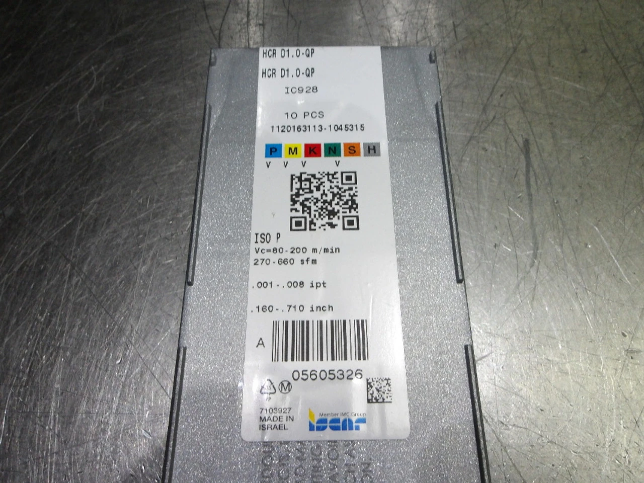 Iscar BALLPLUS 1" Carbide Ballnose Inserts QTY10 HCR D1.0-QP IC928 (LOC1735)