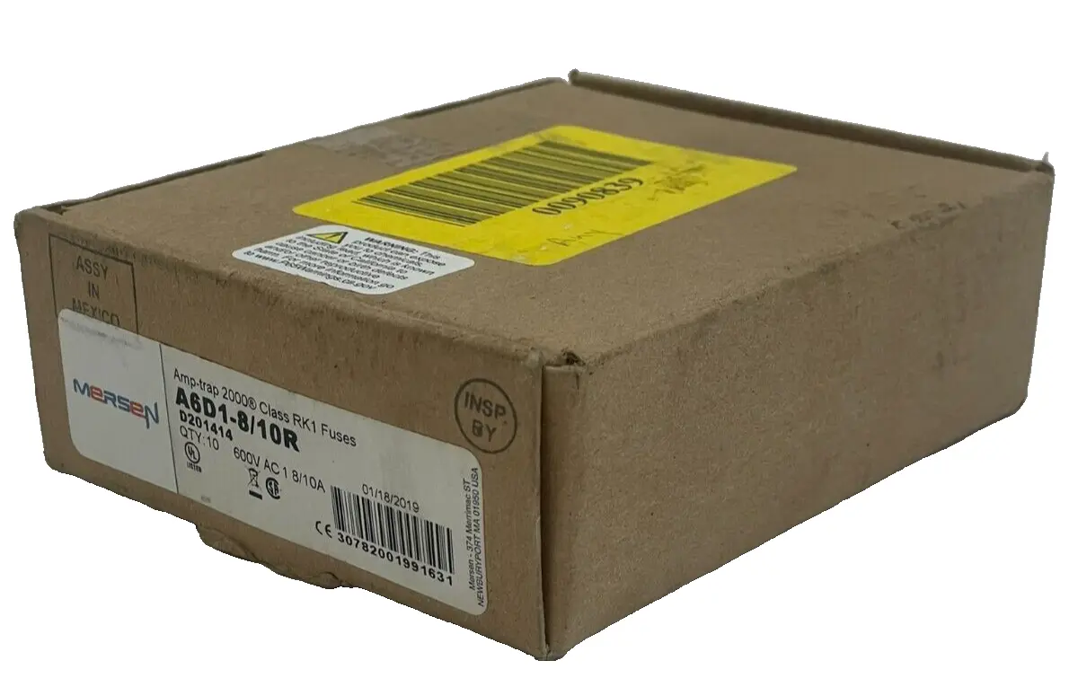NEW MERSEN A6D1-8/10R FUSES 600V A6D1810R QTY. 10