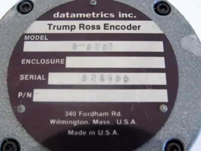 NEW DATAMETRICS TRUMP ROSS S-9091 ENCODER S9091
