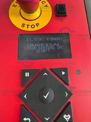 USED UNIVERSAL LASER SYSTEMS ILS9.75 LASER SYSTEM 36" X 24", 100 WATTS, MFG 2019