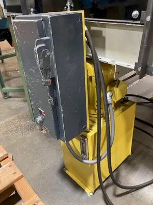48" HYDRAULIC PALLET INVERTER / FLIPPER / UPENDER MACHINE: STOCK #22798
