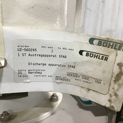 Buhler Spar 600/200-1-S MPN: 713308 Tank Mixer 24VAC 0-70° Range