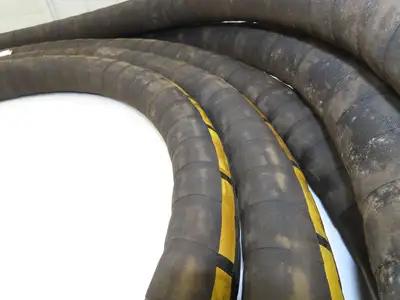 Buckeye Rubber MIL-H-6615 Transfer Hose 1-1/2" x 35'  w/Brass Fittings