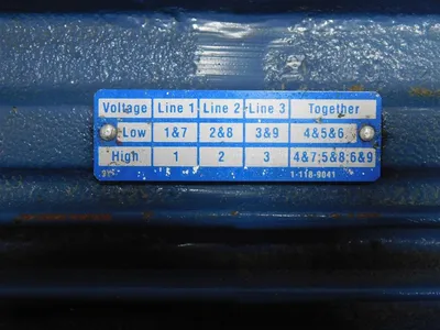 A.O.Smith F-391322-65 AC Motor 3HP 230/460V 1760 RPM 8.2/4.1A Used