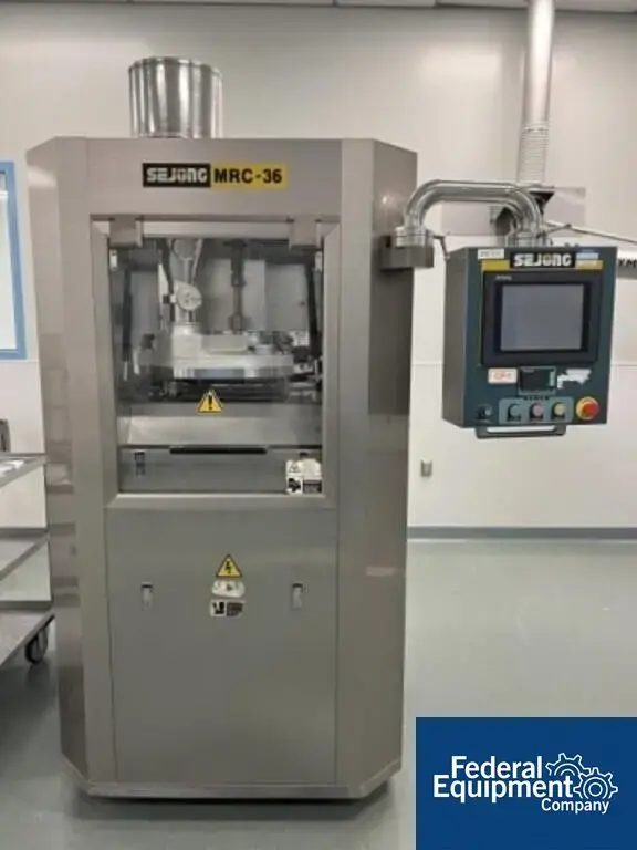USED Sejong Sejong Tablet Press, Model MRC-36N, 36 Station