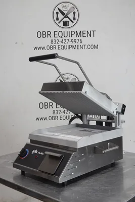 STAR PRO-MAX GROOVED ELECTRIC TWO-SIDED PANINI GRILL MODEL CG14