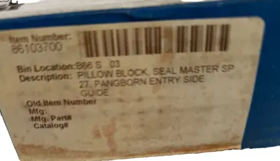 NEW SEALMASTER SP-27 PILLOW BLOCK BEARING SP27