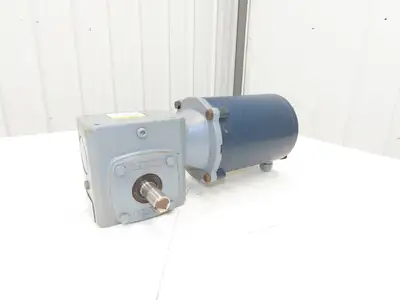 Leeson C4T17NC46A Gearmotor 30:1 Boston Gear Reducer 58rpm .5Hp 230/460V 56C LH