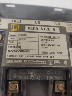 USED Square D 8536