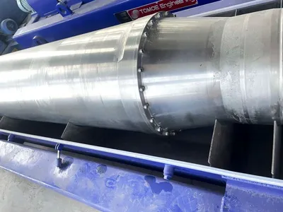 Tomoe P-V55398D decanter centrifuge, 304SS.