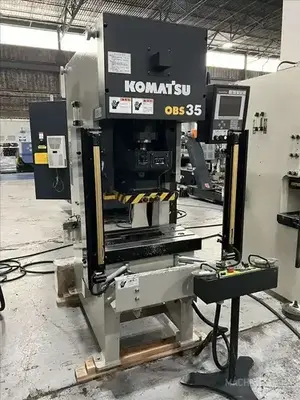 Used 2016 KOMATSU OBS35-34K2M Gap Frame (OBS) Presses Illinois US | Perfection Global, LLC. #1002544