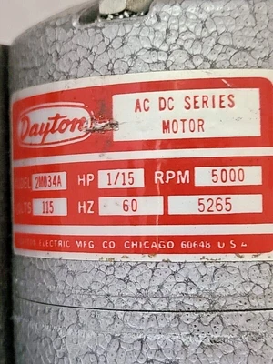Dayton AC DC Motor General Purpose Motors | Amiron Machinery (2)