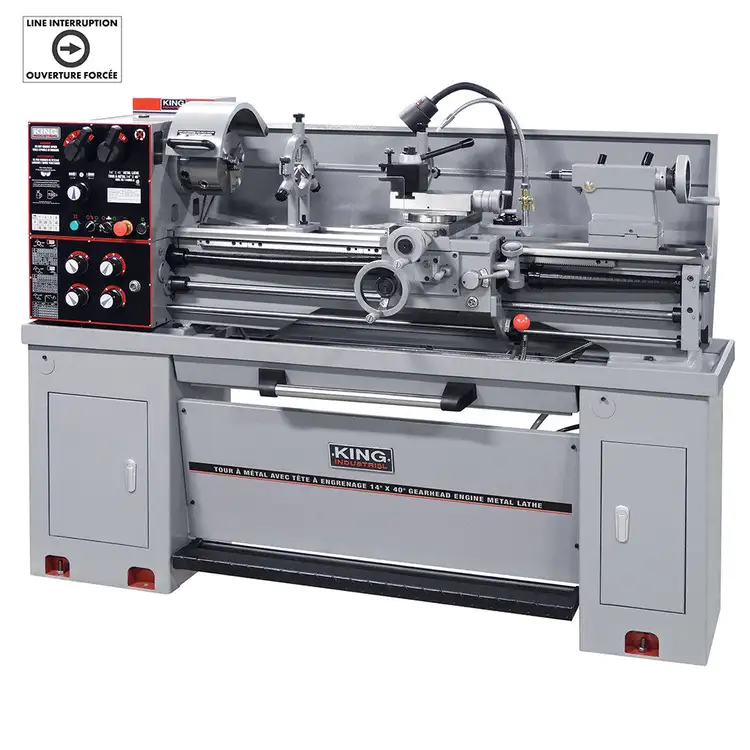New | in-Stock KING CANADA KC-1440ML-2/KM-054 Engine Lathes British Columbia CA | Lenmark #255215