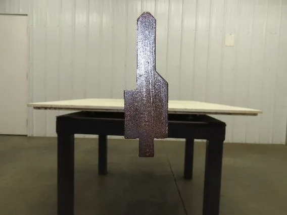 Press Brake Punch Die 121-3/4" Long 90° V 5/8" W 4-1/4" H 1/2" Tang