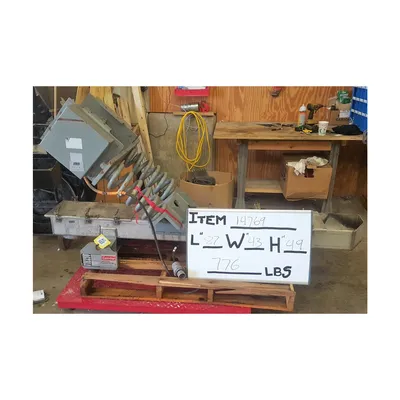Used 12" W x 81" L Carrier Vibrating Stainless Steel Pan Feeder FC1260S1