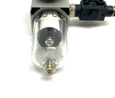USED SMC MODULAR FILTER REGULATOR W/ GAUGE 0.05~0.85MPA SET PRESS
