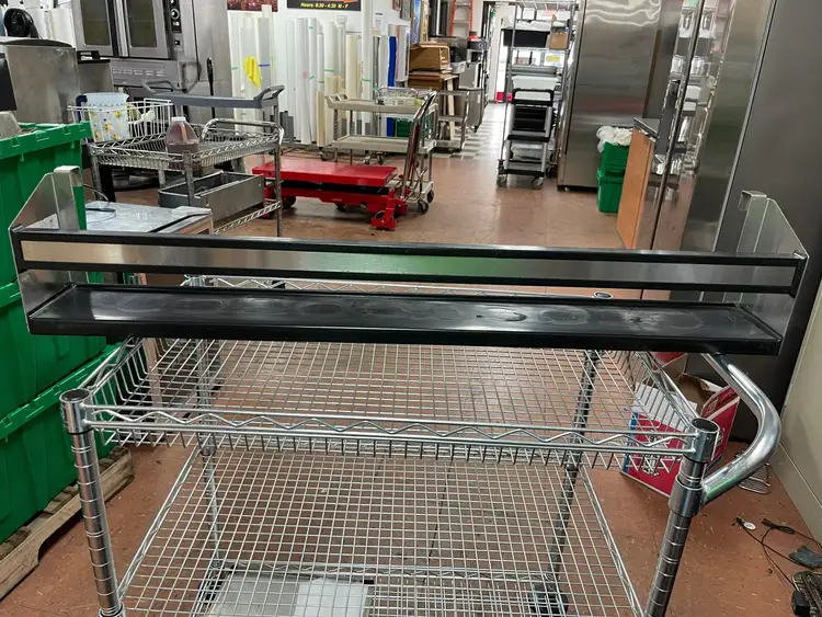 Used Glastender Used 42" Glastender CSR-42-SR Single Stainless Bar Cooler Speedrail Clip-on Underbar Equipment Illinois US | Falcon Restaurant Supply #1376090