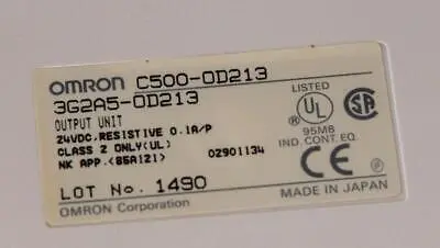 USED Omron C500-0D213, 3G2A5-OD213
