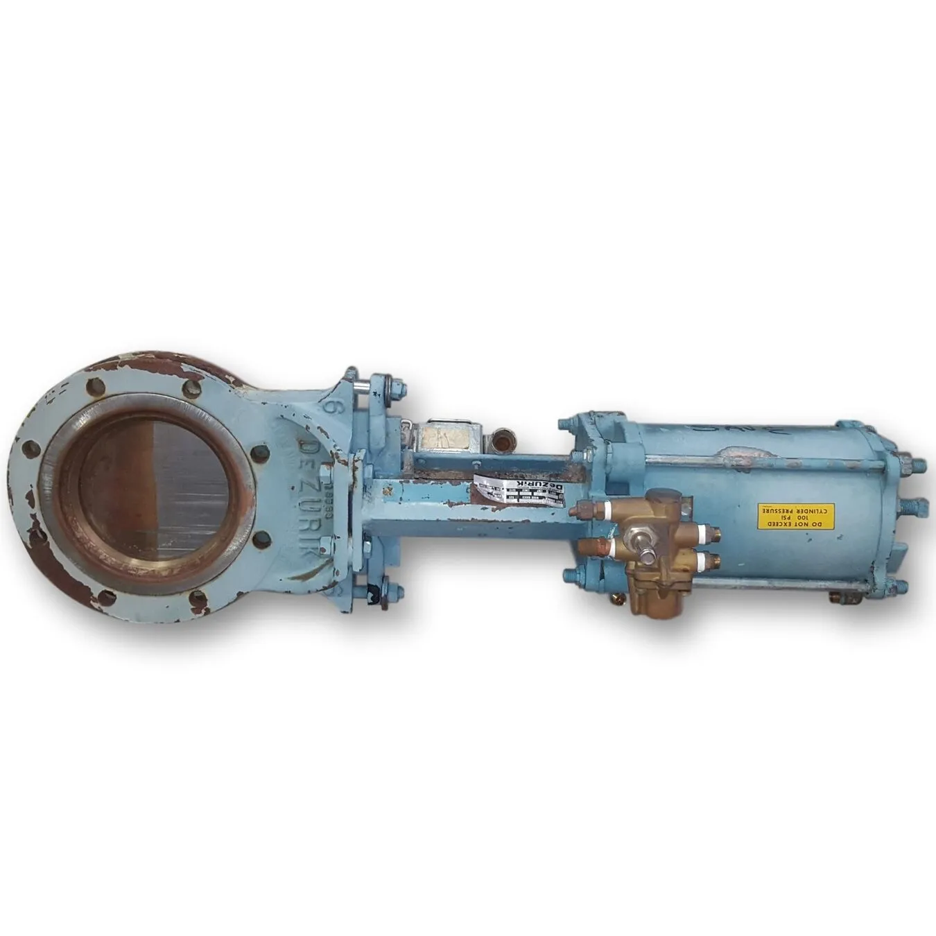 Used 6" DeZurik Knife gate valve Figure 824