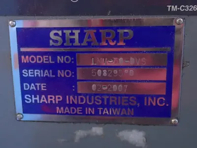 Used 2007 SHARP INDUSTRIES LMV50/DVS Horizontal & Vertical Ram Type Mills Ohio US | HGR 24 #885613