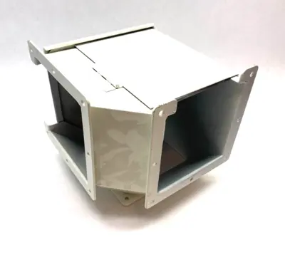New | in-Stock Hoffman nVent 90-Degree Elbow Wireway Fitting Outside Top Opening White Electrical Fittings Michigan US | Maverick Industrial Sales #1475336