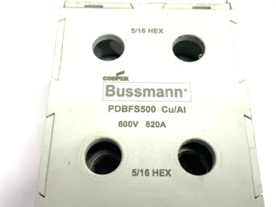 USED COOPER BUSSMANN POWER DISTRIBUTION BLOCK 600V 620A