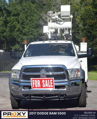 Used 2017 DODGE RAM 5500 Bucket (boom) trucks Florida US | Proxy Equipment #1377918