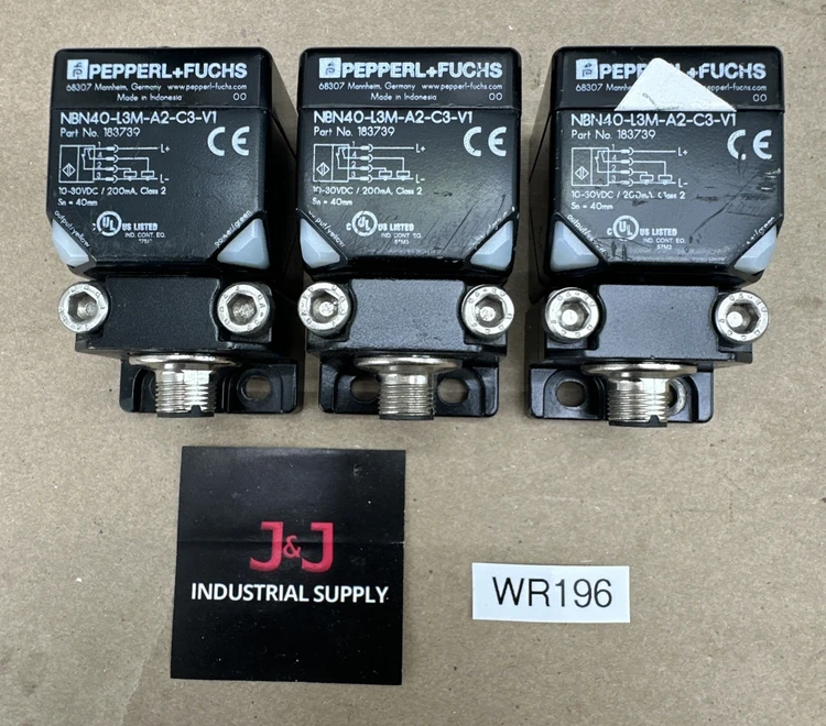 Used PEPPERL FUCHS 183739 Sensors Indiana US | J&J Industrial Supply #872078