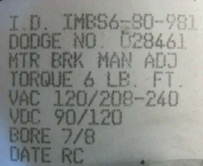 NEW RELIANCE ELECTRIC P14H1419S-VX MOTOR 2HP 1725RPM 208-230/460V 028461