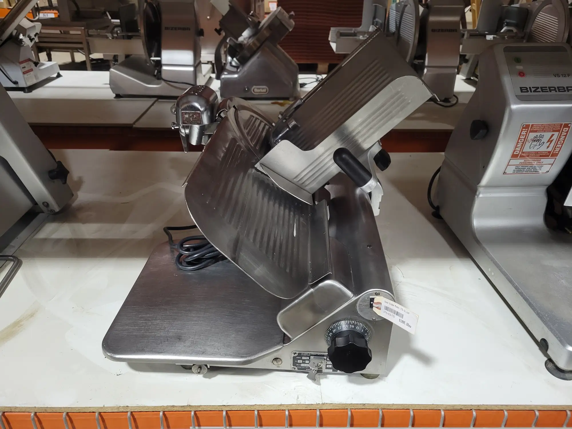 Used Globe Model 775 Commercial Manual Meat Slicer