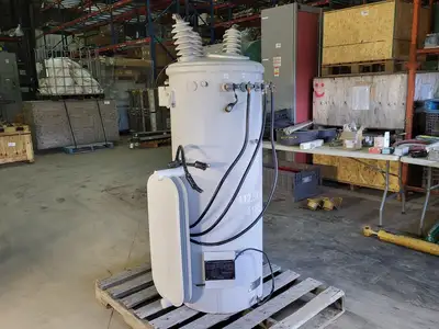 112.5 kVA Three Phase Distribution Transformer Pri 4160V, Sec 600Y/347V