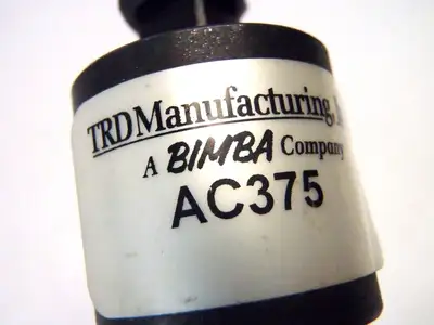 USED BIMBA FLAT-I  PNEUMATIC CYLINDER WITH TRD AC375