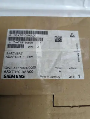 New | in-Stock SIEMENS 6SX7010-0AA00 Valves/Fittings Ohio US | Surplus Asset Holdings #1242487