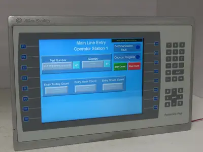 Allen Bradley 2711P-B10C22D9P HMI PanelView Plus 7 Operator Touch Interface 24V