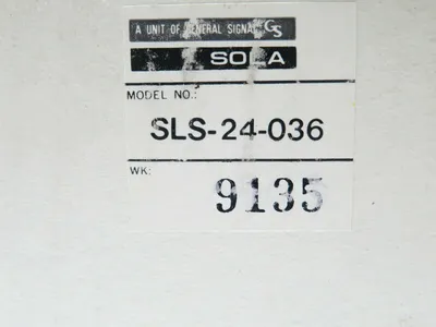 NEW SOLA SLS-24-036 POWER SUPPLY 100/240VAC SLS24036
