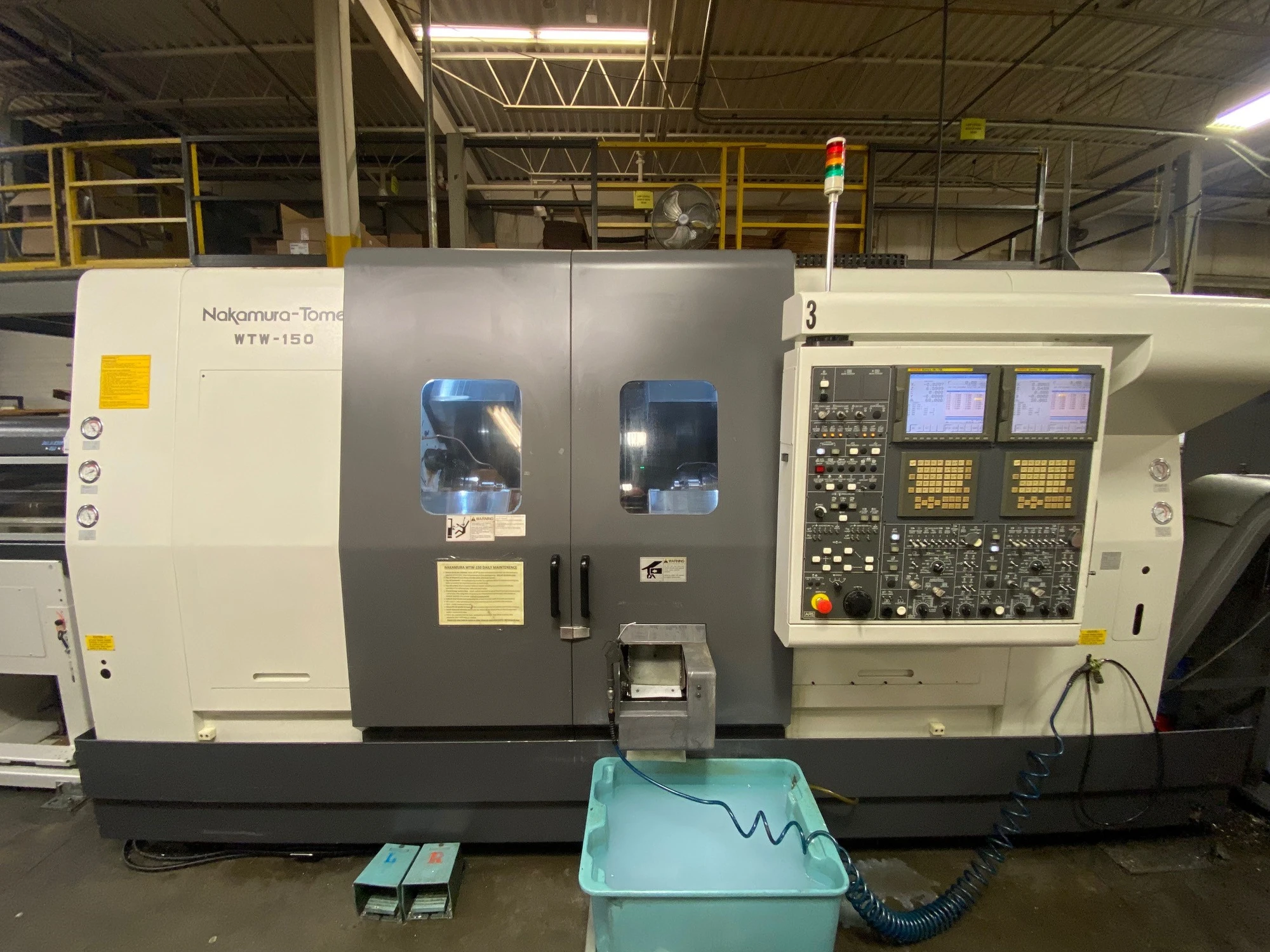 2004 Nakamura Tome WTW-150 MMYY Twin Spindle Quad Turret