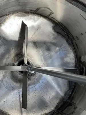 Tank, 100 Gallon, Stainless Steel, Agitated, Dish Bottom #S745084