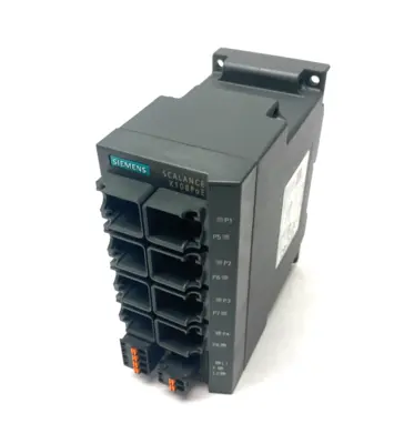 USED SIEMENS SCALANCE X108POE UNMANAGED IE ETHERNET SWITCH SIMATIC NET