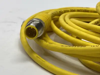 Lumberg Automation RST 4-RKT 4-633/5M Actuator Sensor Cable M/F M12 4-Pin 5m