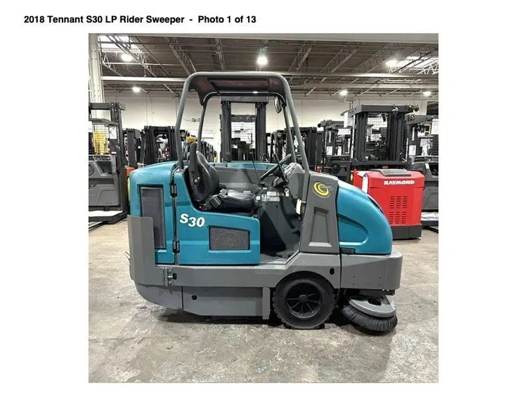 Used 2018 TENNANT S30 Sweepers Florida US | Gulf Coast Machinery #1557881