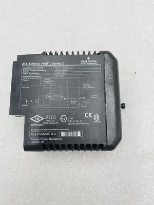 EMERSON DELTAV KJ3221X1-BA1 AO CARD 8 CH 4-20 MA HART SER 2 #K-2505